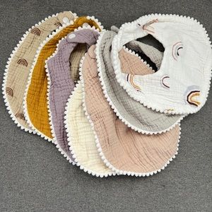 New neutral baby bibs